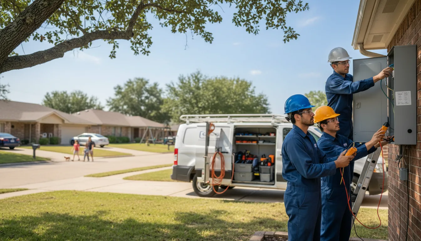 Certified electrician providing emergency electrical services in New Bavaria, OH